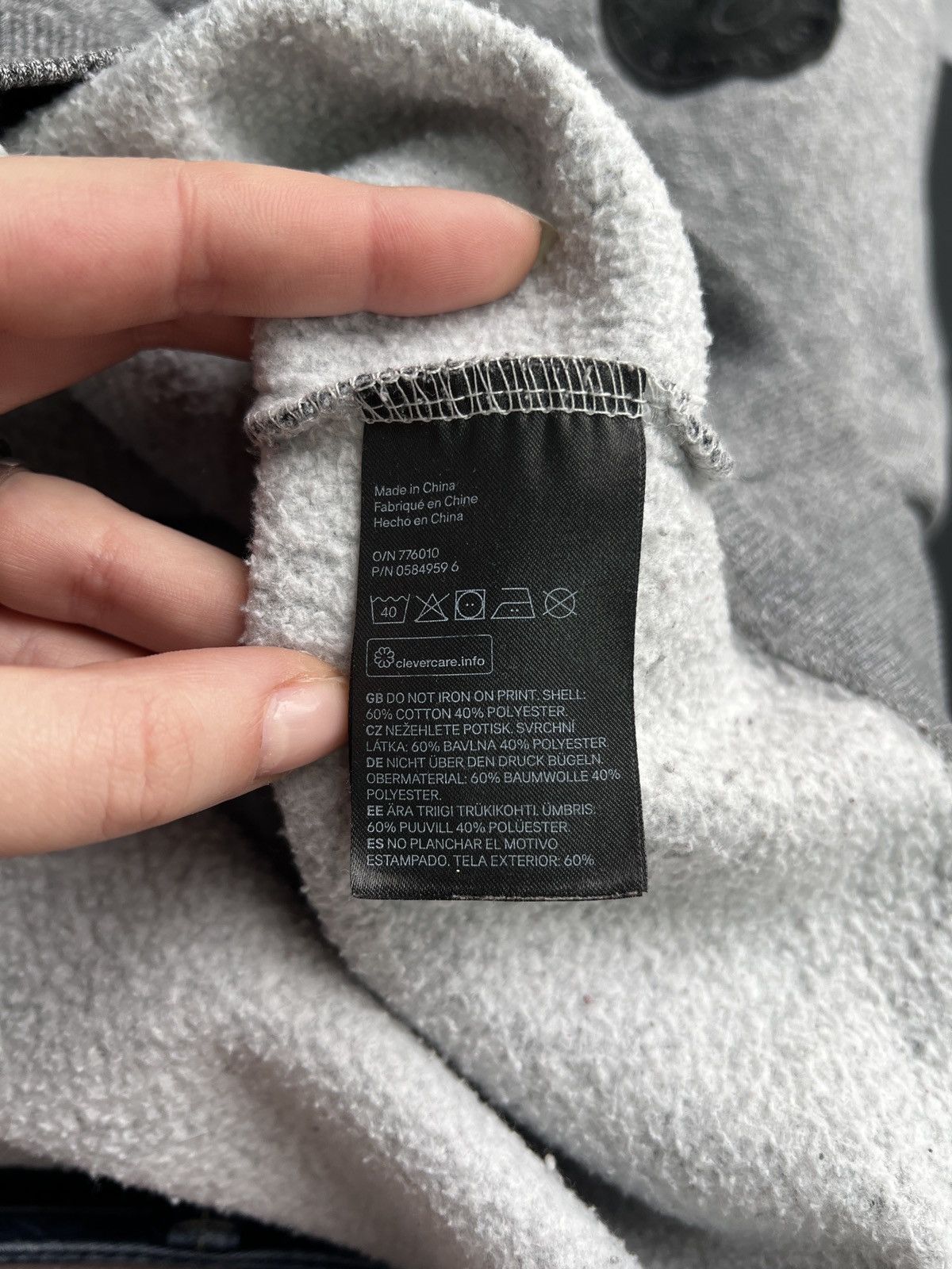 H&M H&M x X.O. The weeknd Y2K Sweatshirt Gray Streetwear Style Size US M / EU 48-50 / 2 - 10 Thumbnail