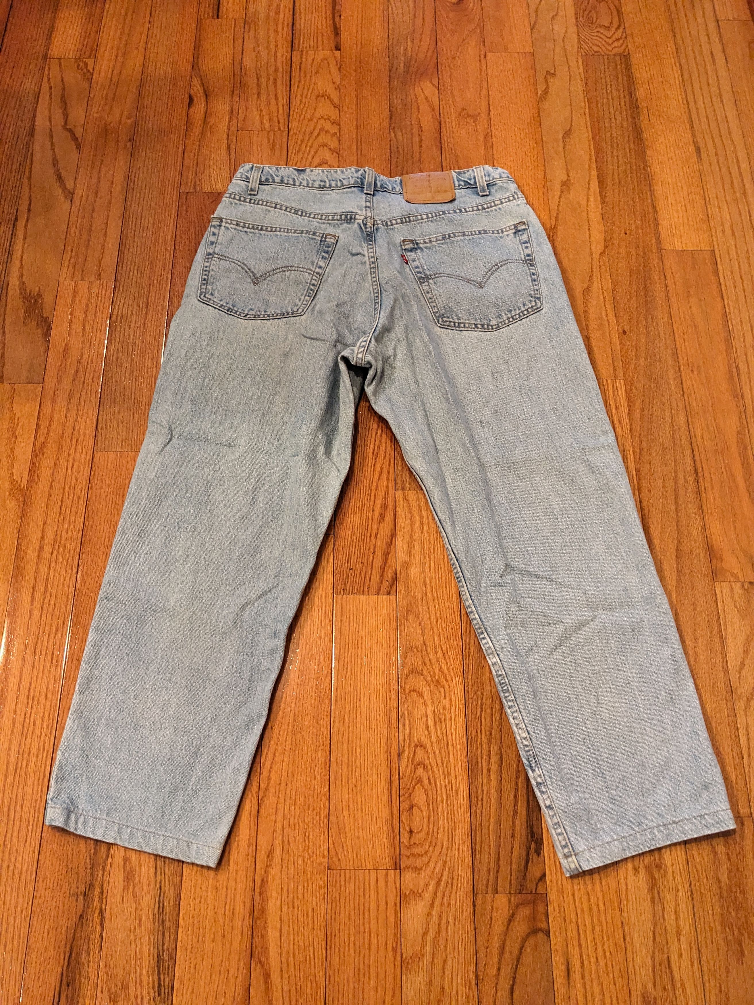 Levi's × Vintage Vintage 90s Levi's 550 38 x 30 Blue Denim Jeans Size US 38 / EU 54 - 1 Thumbnail