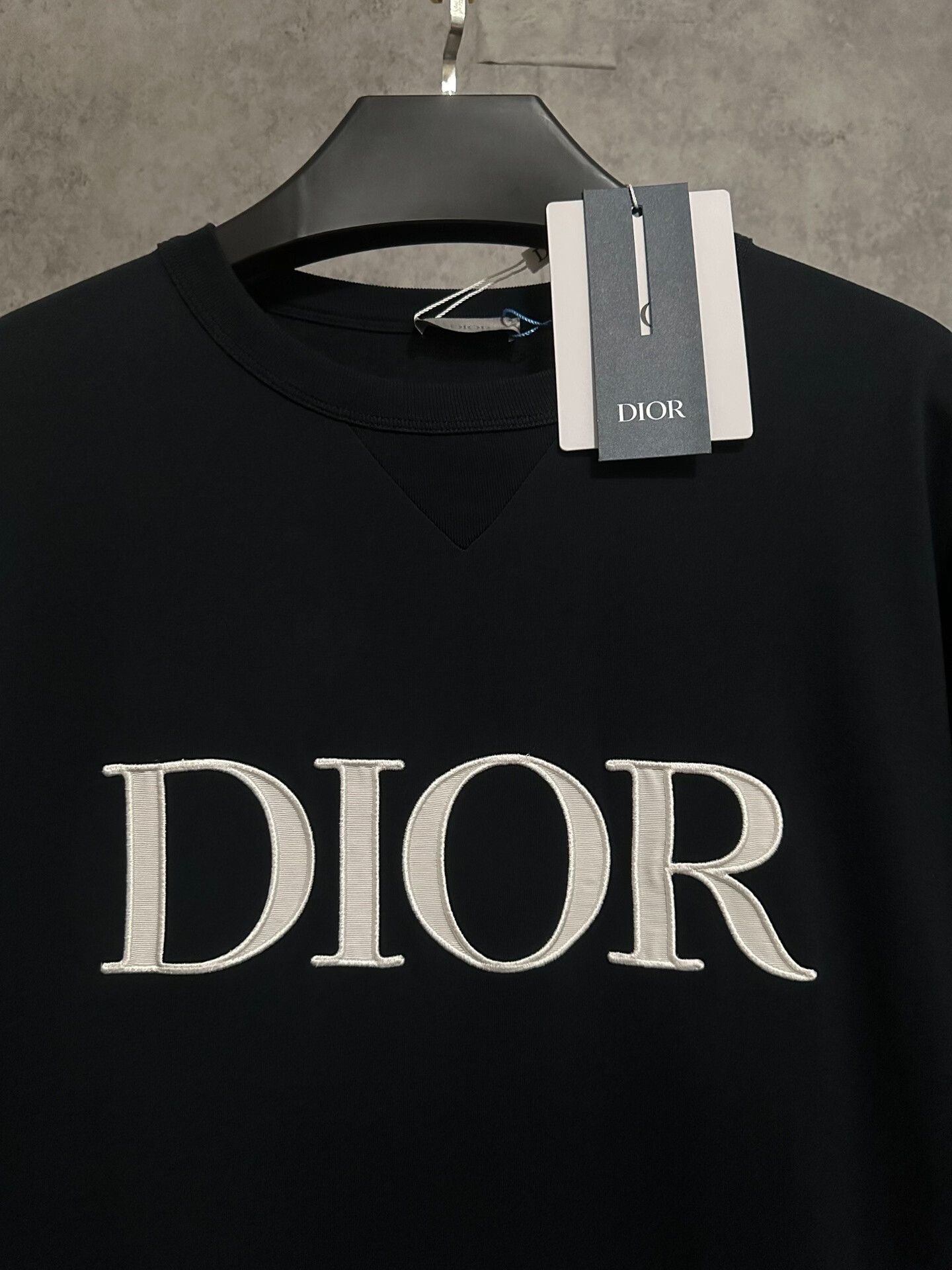 Dior Dior Chest Letter Embroidered Logo T-Shirt Size US L / EU 52-54 / 3 - 2 Thumbnail