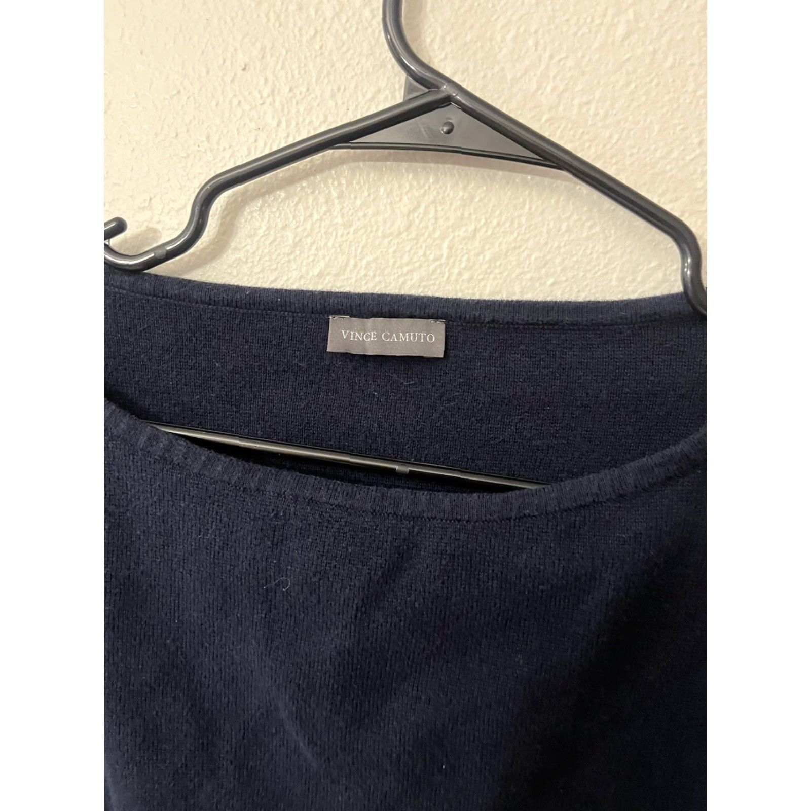 Vince Camuto Vince Camuto Sweater Womens Navy Blue Lace-Up Bell Sleeve Long Sleeve Size L Size L / US 10 / IT 46 - 3 Thumbnail