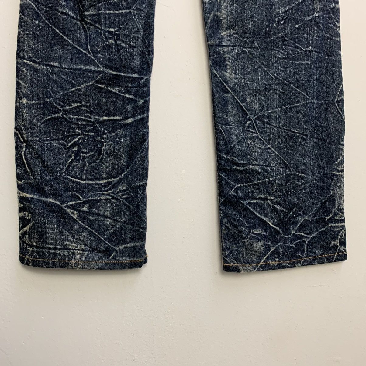 If Six Was Nine × Japanese Brand Nylaus Denim Rare Rainbow Belt Loop Jeans Size US 32 / EU 48 - 13 Thumbnail