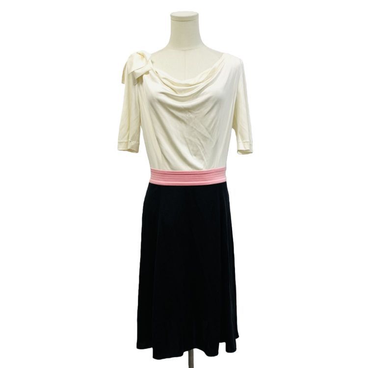 Louis Vuitton Louis Vuitton Two-Tone Silk Dress Size 40 Size M / US 6-8 / IT 42-44 - 1 Thumbnail