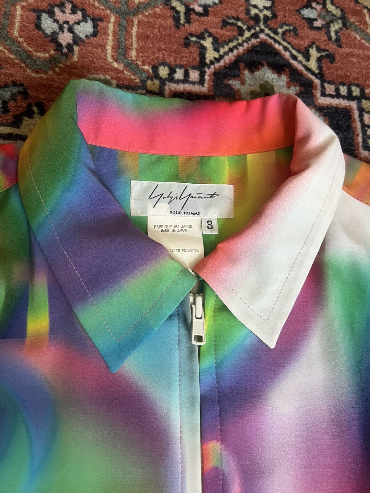 Yohji Yamamoto *SOLD* Yohji Yamamoto Pour Homme SS02 Saeko “Pig LSD” Shirt Size US L / EU 52-54 / 3 - 3 Thumbnail