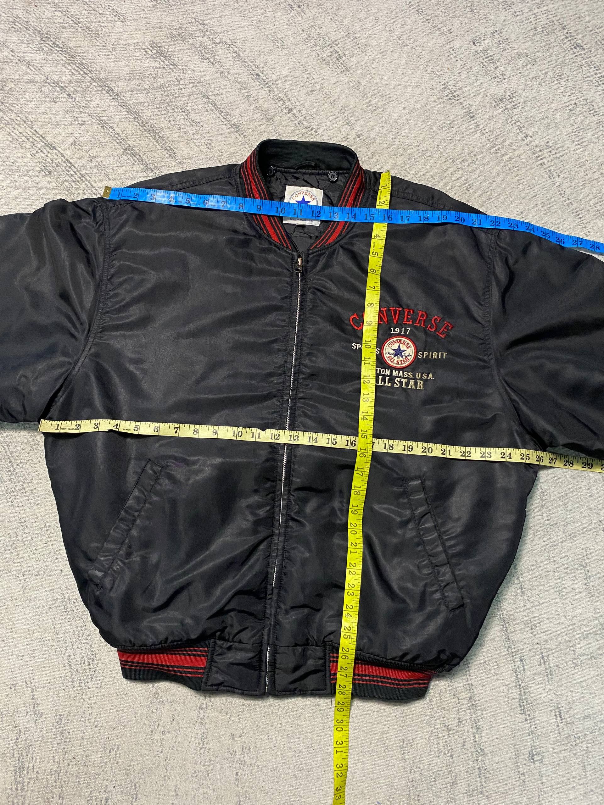Converse Vtg Converse USA Boston Embroidered Big Logo Bomber Jacket Size US L / EU 52-54 / 3 - 13 Thumbnail