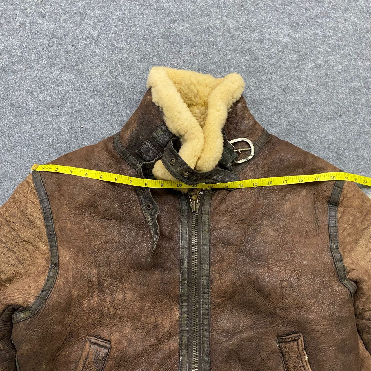 Vintage 💥Vintage Air Force U.S Army Style Leather Jacket Size US M / EU 48-50 / 2 - 6 Thumbnail