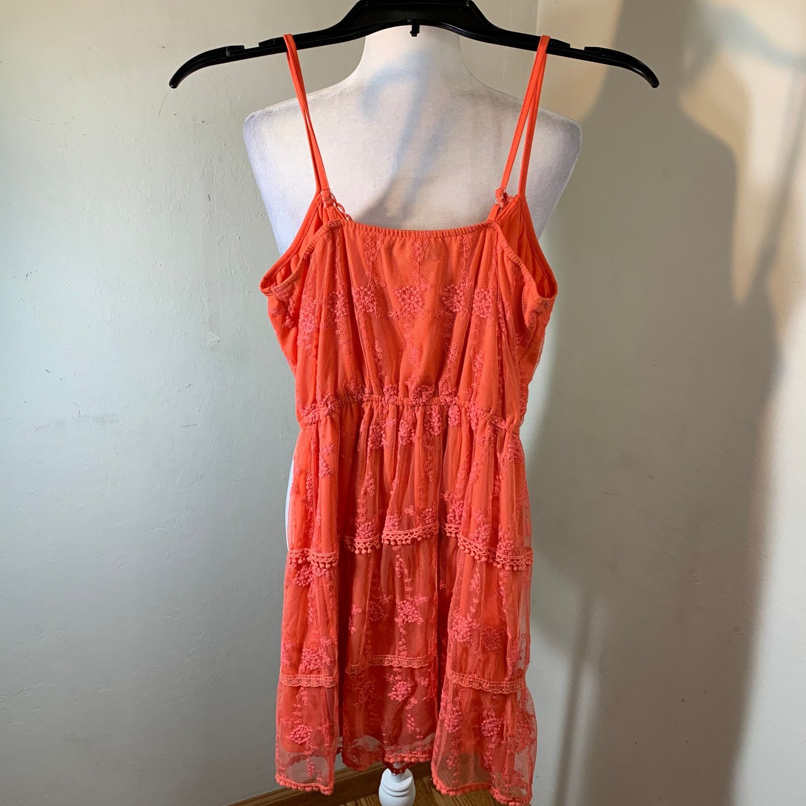 Other Women’s orange lace dress size S Size S / US 4 / IT 40 - 3 Thumbnail