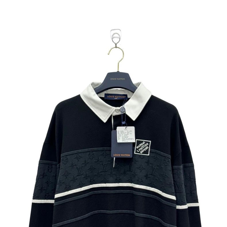 Louis Vuitton Louis Vuitton The Latest Color-Block Long-Sleeve Polo Shir Size US XL / EU 56 / 4 - 2 Thumbnail