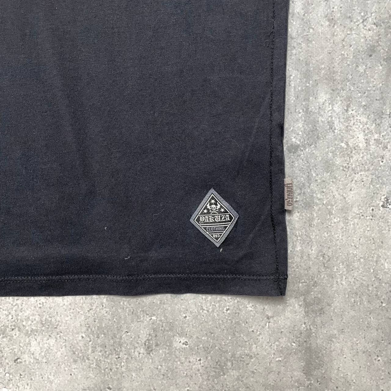 Japanese Brand Yakuza Aggressive Y2K T Shirt Black/ Gray Size XL Size US XL / EU 56 / 4 - 14 Thumbnail