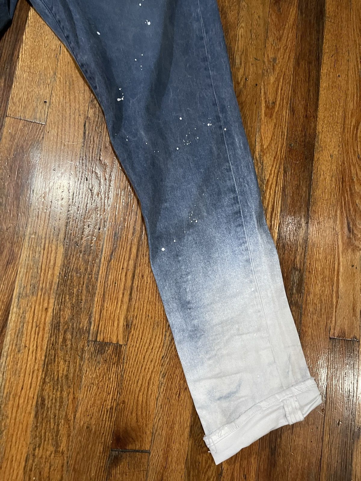 Purple Brand Purple Brand Denim Jeans Cobalt Paint Splatter Spray Size 40 Size US 40 / EU 56 - 6 Thumbnail