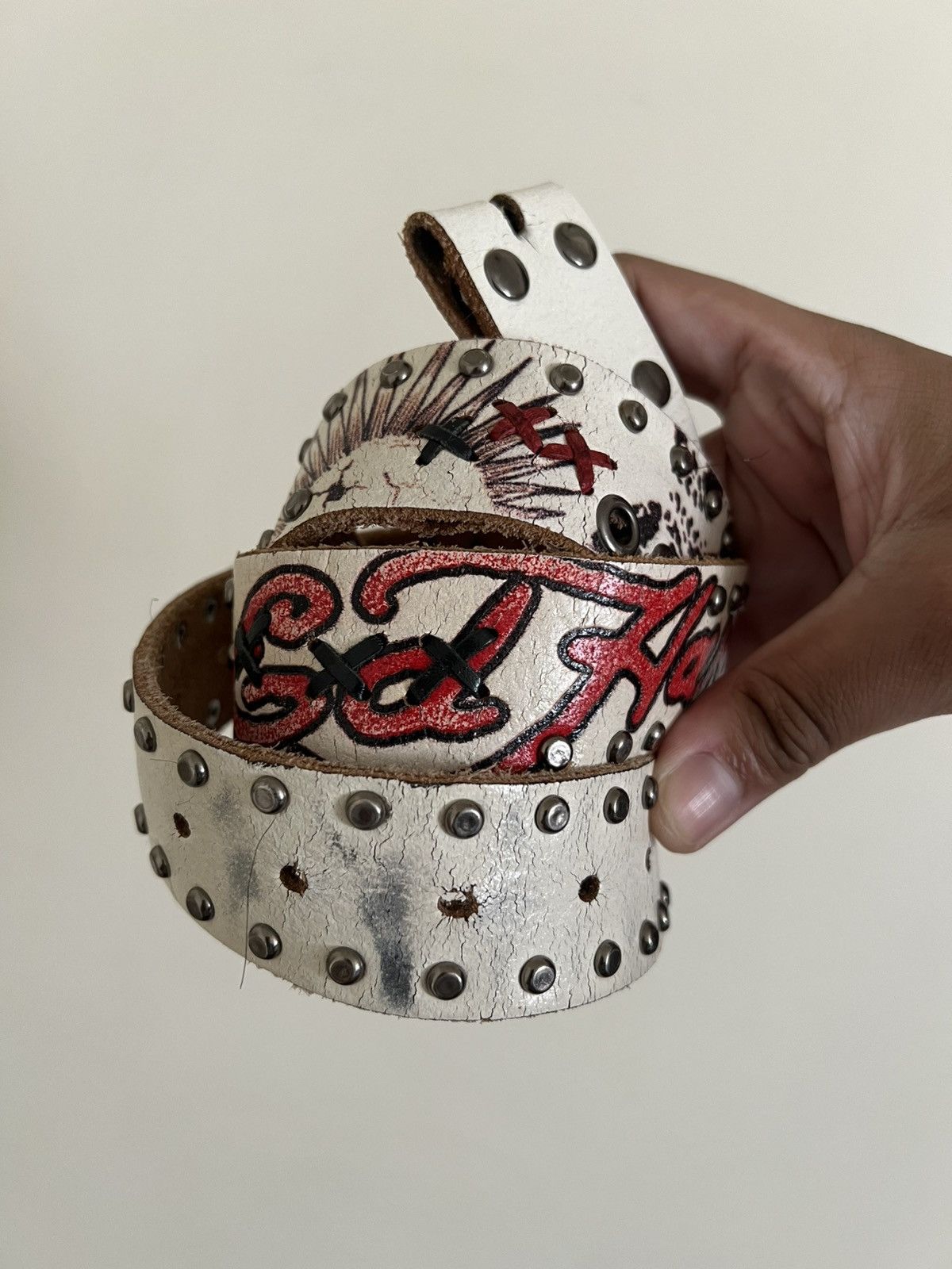 Ed Hardy Studded Belt | Grailed