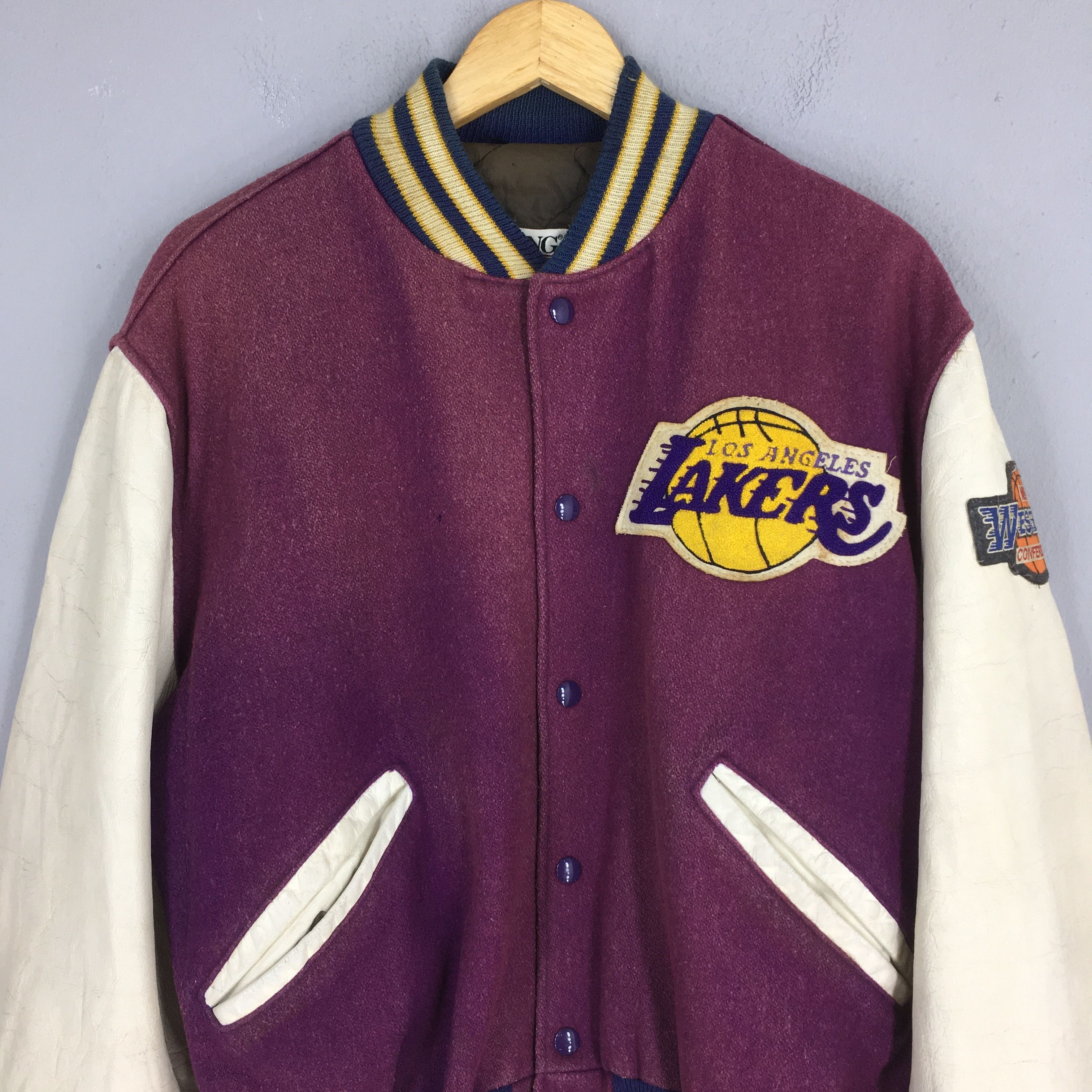 NBA Vintage 90s Los Angeles Lakers Nba Basketball Jacket L Size US L / EU 52-54 / 3 - 2 Thumbnail