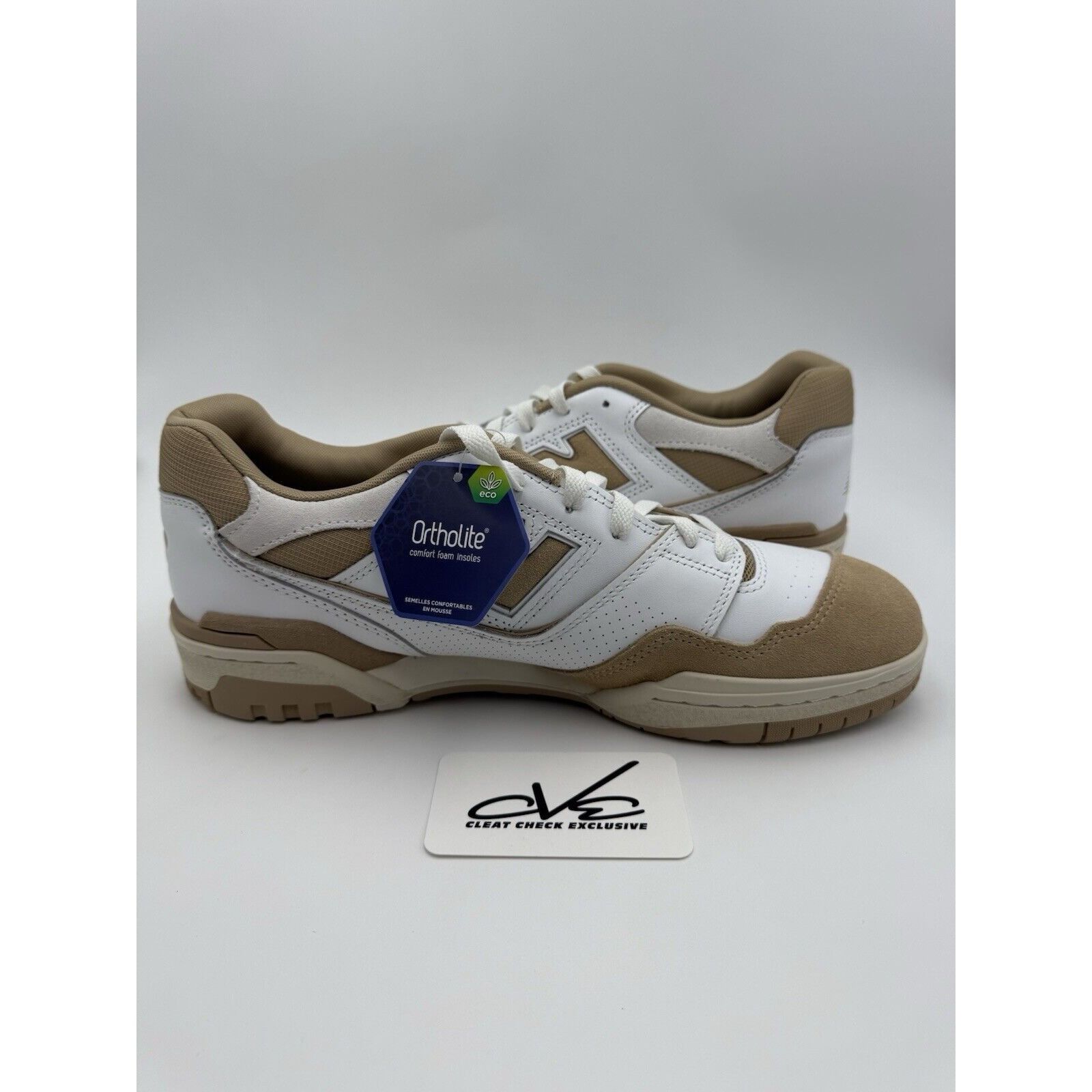 New Balance New Balance 550 White And Beige Mens Size 11.5 Size US 11.5 / EU 44-45 - 5 Thumbnail