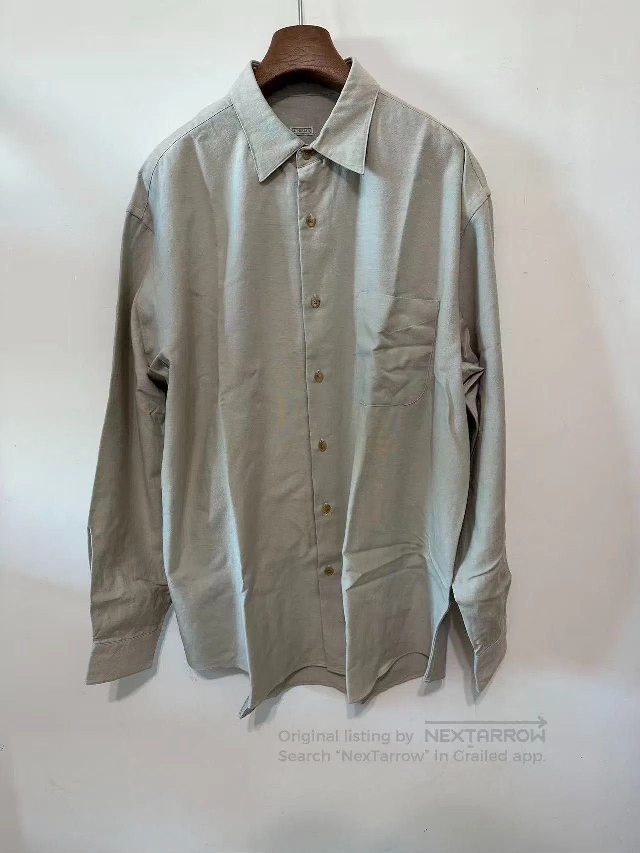 A.PRESSE A.PRESSE 25SS Silk Blend Shirt. Size US M / EU 48-50 / 2 - 1 Thumbnail