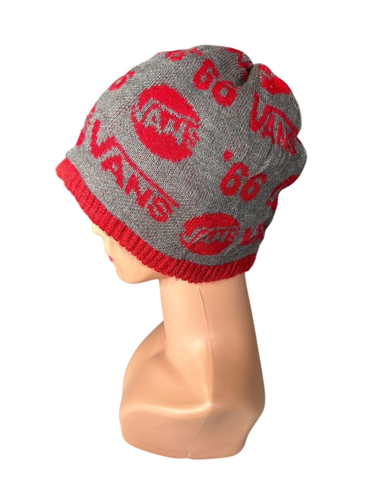 Vans × Vintage Vans Vintage Beanie Hats Full Print Rare ☠️☠️ Size ONE SIZE - 4 Thumbnail