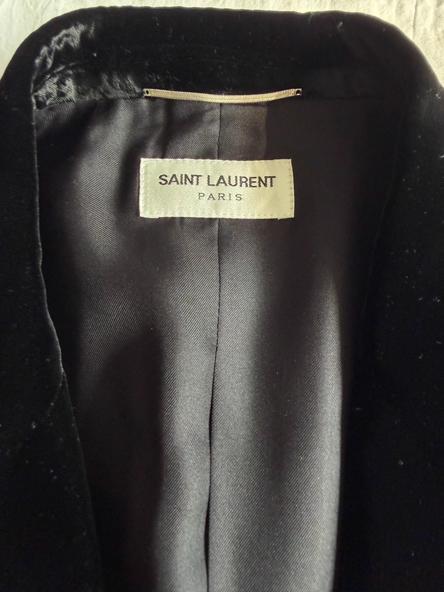 Saint Laurent Paris Saint Laurent Men's 23FW Velvet Blazer Ｑ23 Size 50R - 3 Thumbnail