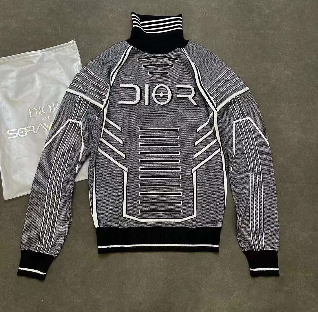 Dior Dior Homme x Hajime Sorayama Tech Wool Turtleneck Size US M / EU 48-50 / 2 - 1 Thumbnail