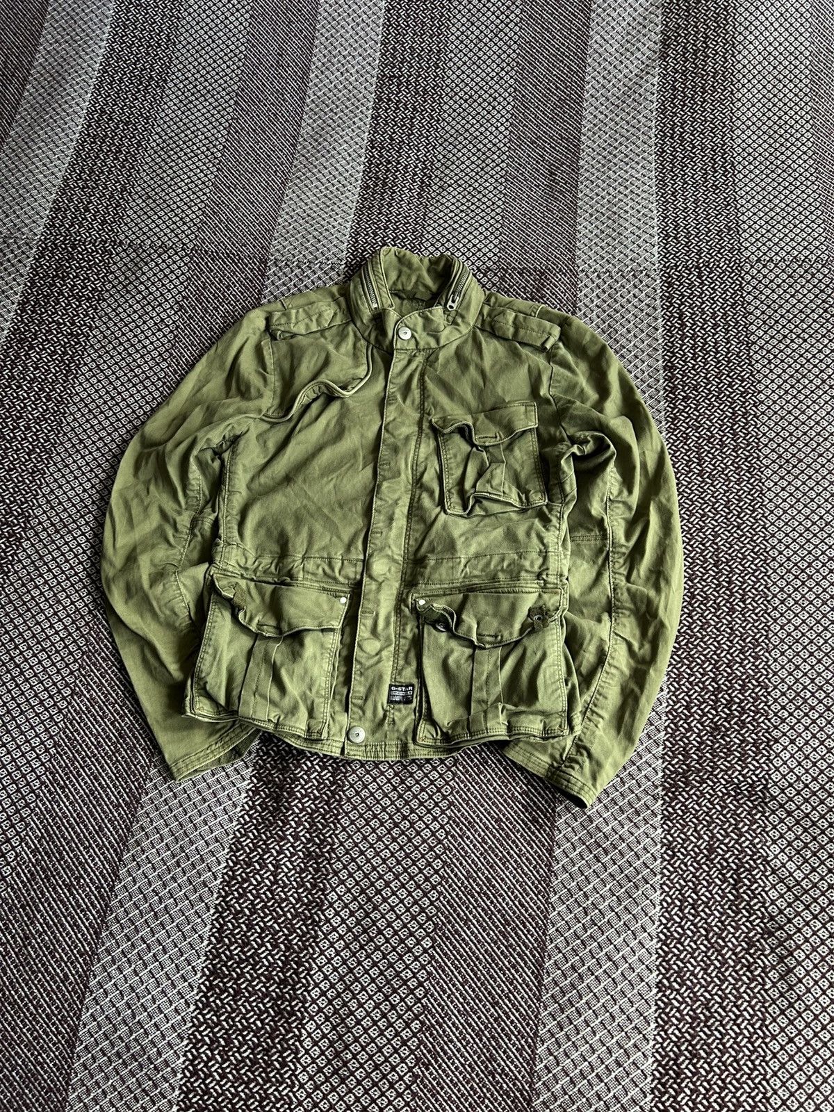 G-Star G-star Raw Cargo Line Women Denim Jacket Military Style Sz M Size M / US 6-8 / IT 42-44 - 3 Thumbnail