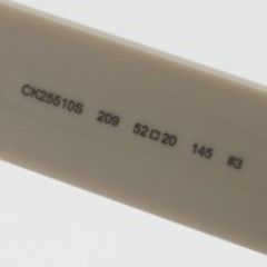 Calvin Klein Calvin Klein CK25510S 209 Unisex Sunglasses Beige Rectangle Size ONE SIZE - 8 Thumbnail