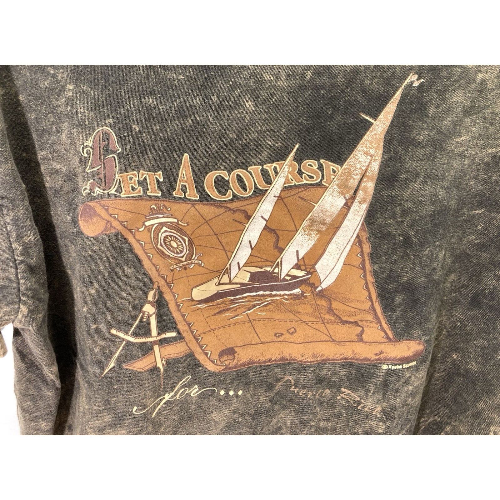 Vintage VINTAGE Puerto Rico Shirt TShirt Men M Brown Short Sleeve Stitch USA Mens Size US M / EU 48-50 / 2 - 4 Thumbnail