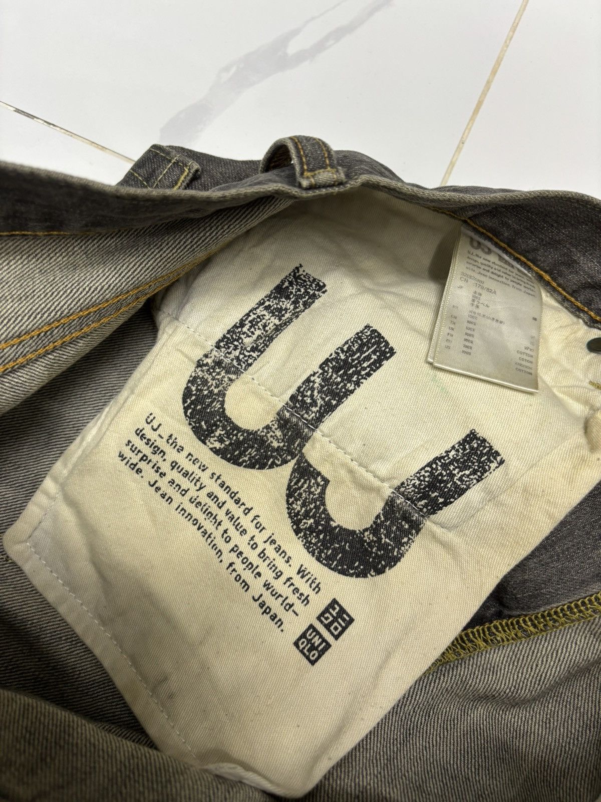Undercover 🔥VINTAGE S-002 MUD WASH DISTRESSED DENIM UNDERCOVER STYLE Size US 33 - 13 Thumbnail
