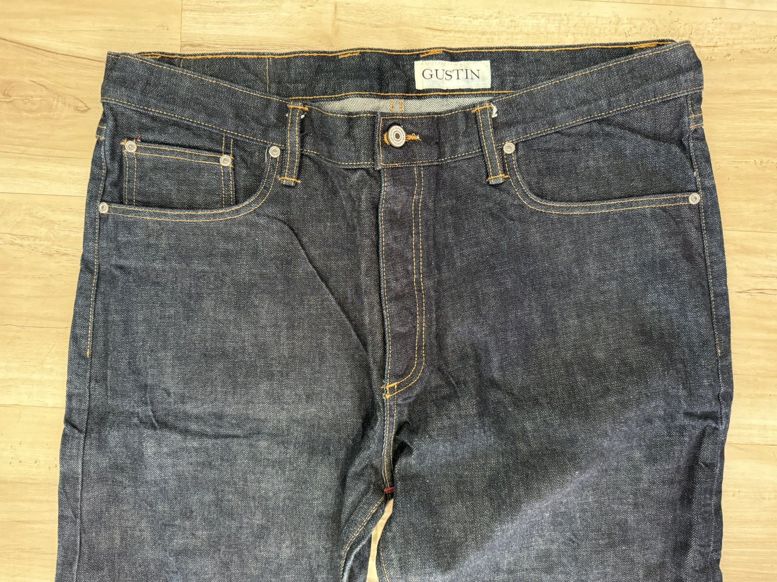Gustin Men's GUSTIN Selvedge jeans 40 X 34 California Straight Raw Size US 40 / EU 56 - 2 Thumbnail