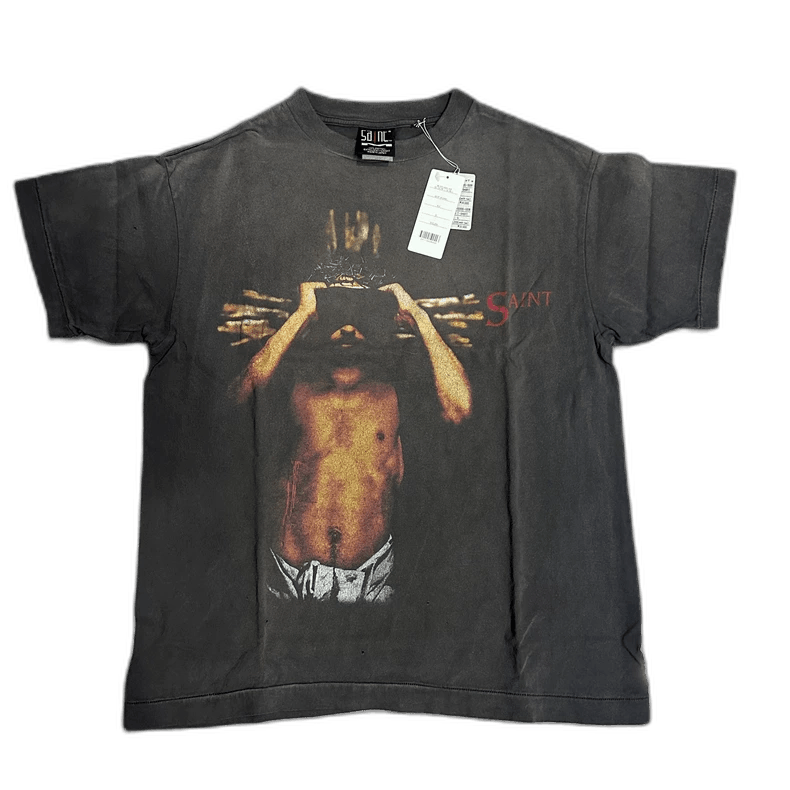 Saint Michael Saint Michael Vintage 2PAC Short Sleeve Shirt Size US S / EU 44-46 / 1 - 1 Thumbnail