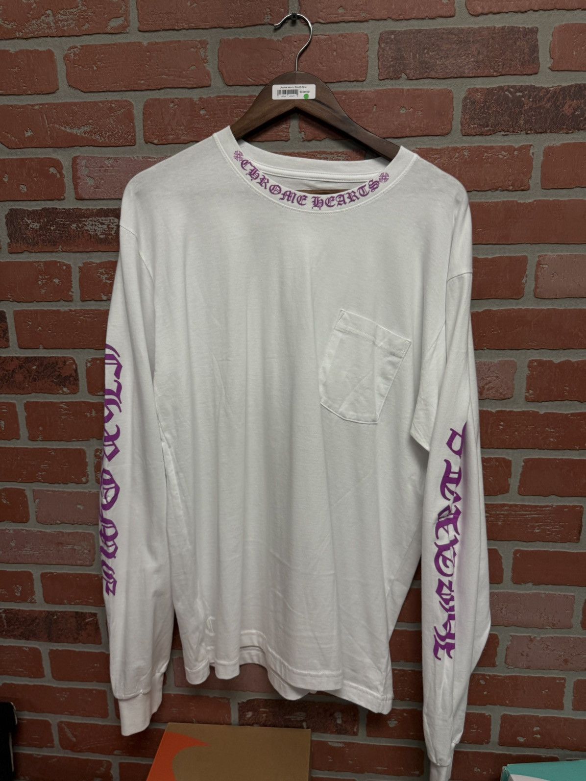 Chrome Hearts Chrome Hearts White Purple Long Sleeve XL NEW Size US XL / EU 56 / 4 - 2 Thumbnail