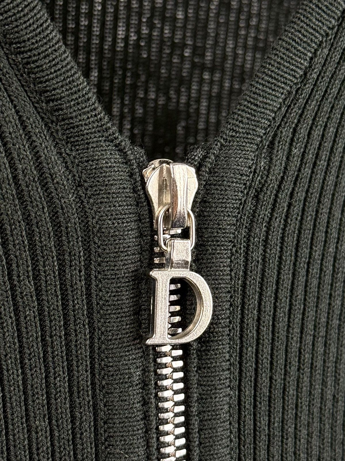 Dior Dior - John Galliano - FW/01 - D - Logo Charm - Cardigan Size M / US 6-8 / IT 42-44 - 4 Thumbnail