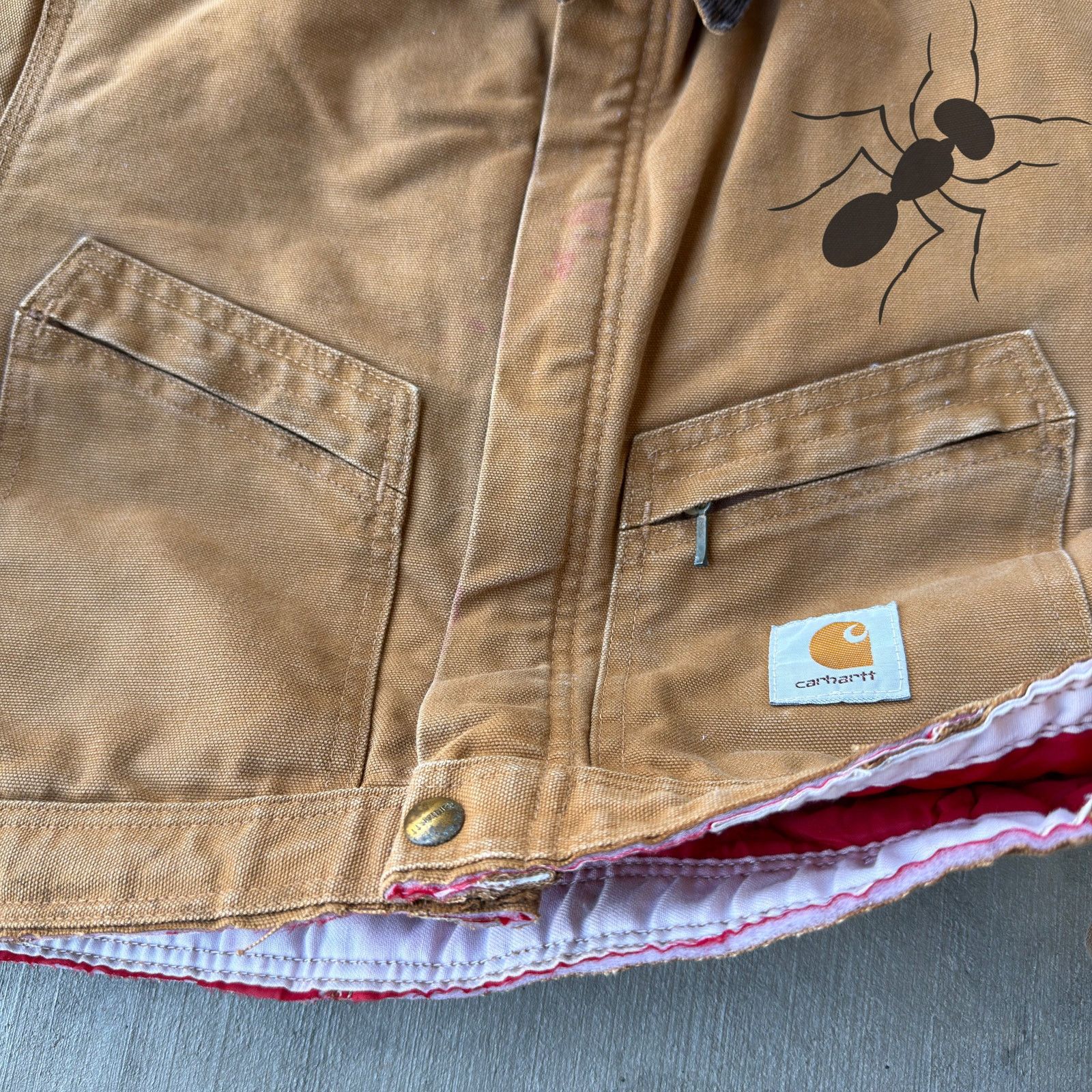 Carhartt × Vintage Carhartt Brown cropped Detroit style work wear jacket Size US S / EU 44-46 / 1 - 5 Thumbnail