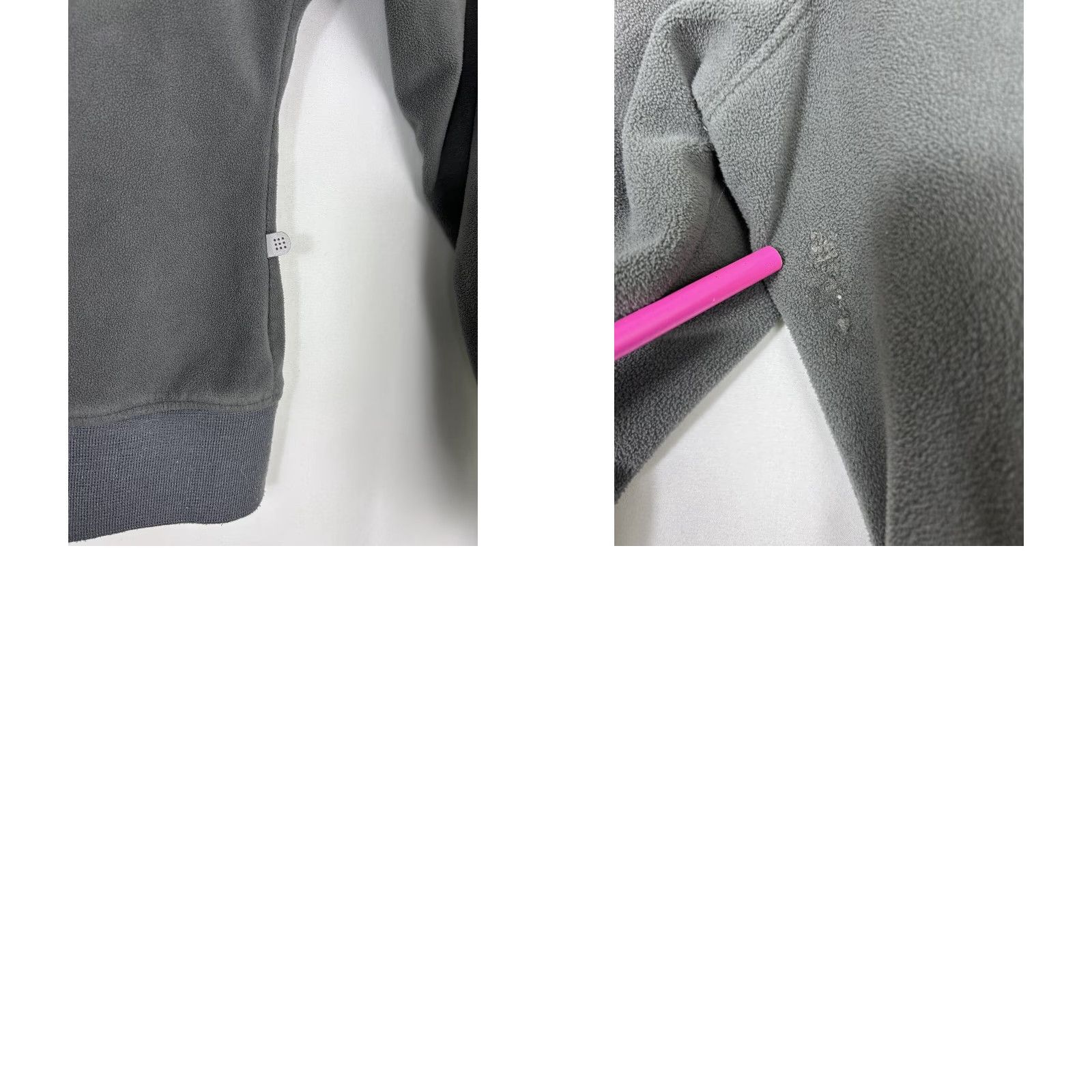 Merrell Merrell Womens Medium Gray Purple Fleece Full Zip Up Jacket Size M / US 6-8 / IT 42-44 - 10 Thumbnail