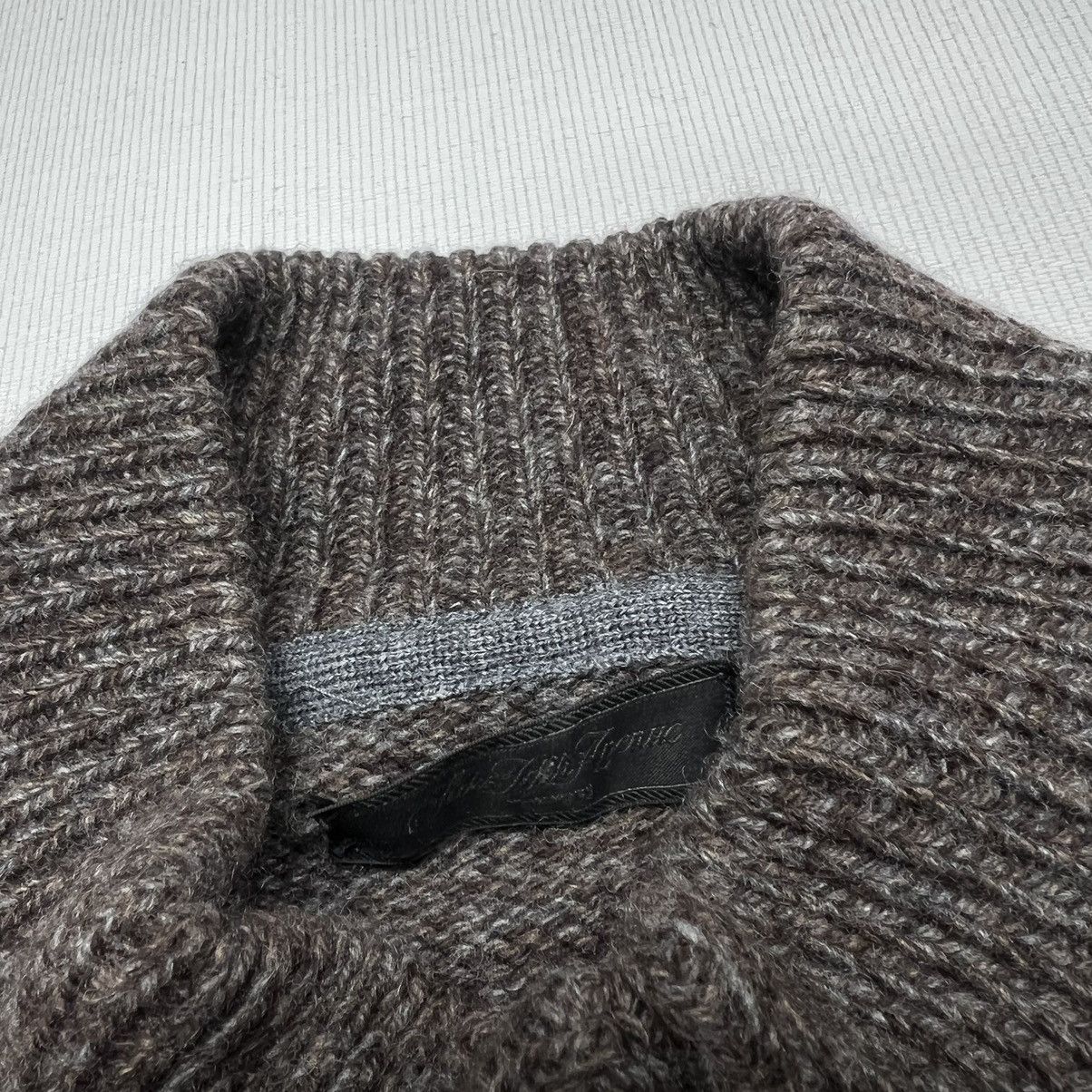 Saks Fifth Avenue Saks Fifth Avenue Sweater Brown Cashmere 1/4 Button Italy Size US XL / EU 56 / 4 - 6 Thumbnail