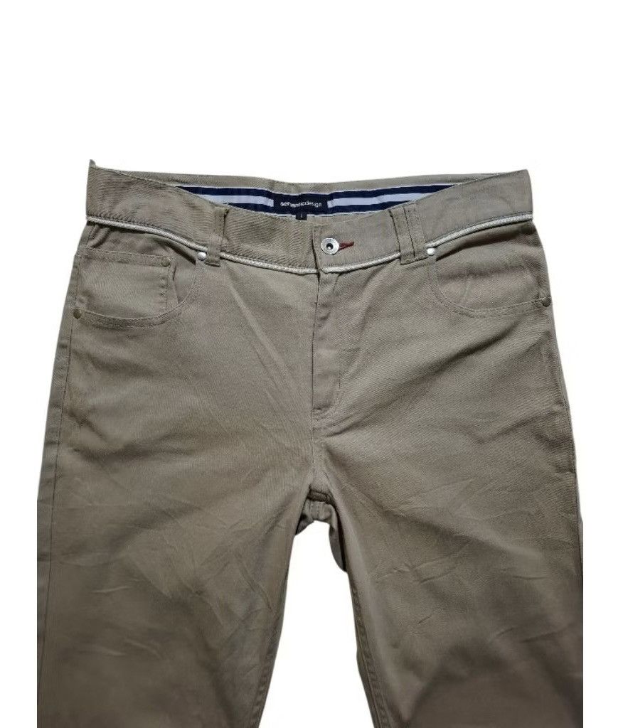 semanticdesign Semantic Design Khaki Chinos Pants Unique Zipper Pockets Size US 32 / EU 48 - 2 Thumbnail