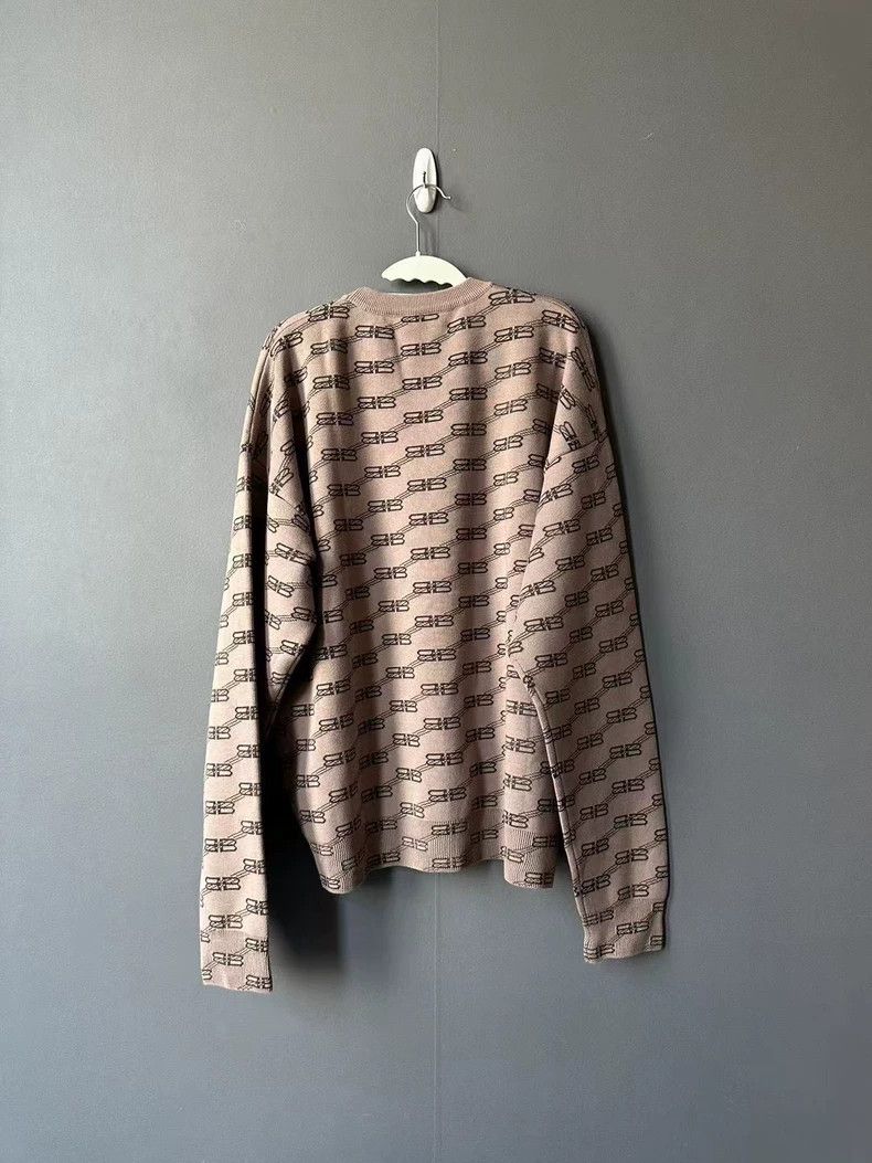 Balenciaga Balenciaga Lock扣 Full Print Sweater Size US S / EU 44-46 / 1 - 2 Thumbnail