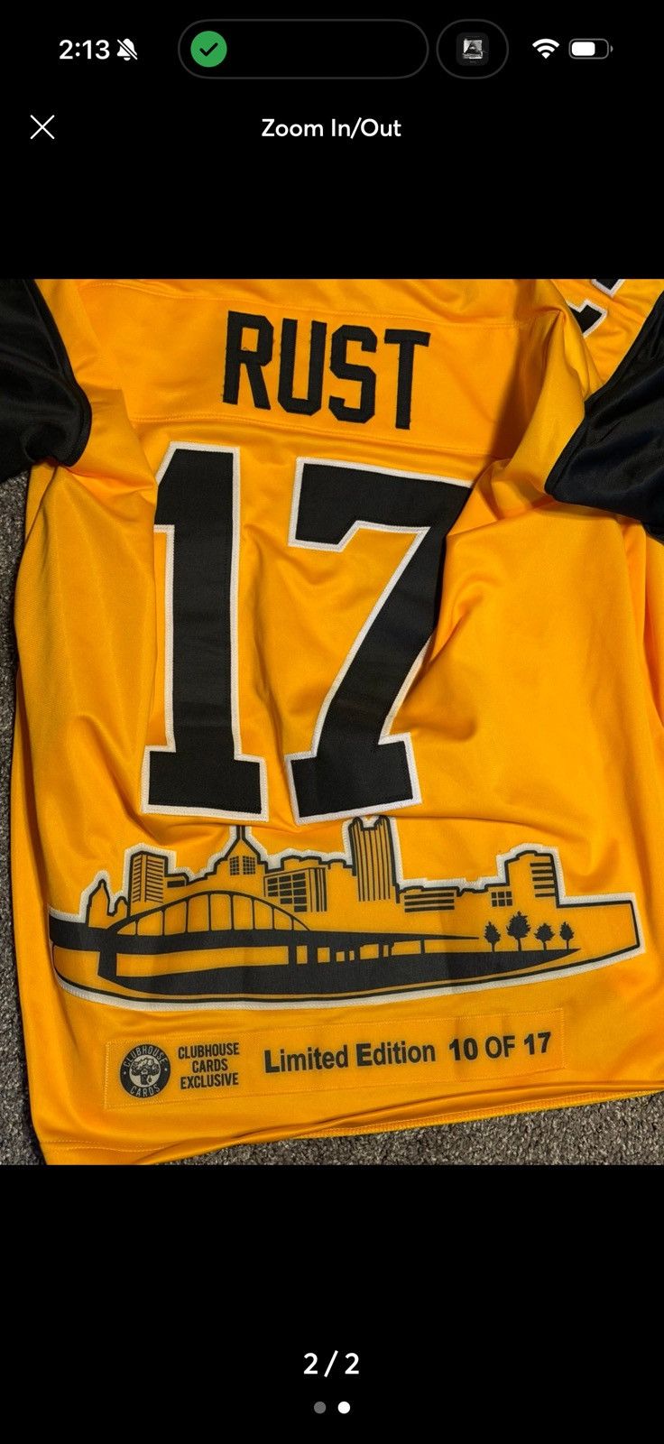 NHL NHL Clubhouse Cards Exclusive Edition Penguins Rust Jersey Size US XL / EU 56 / 4 - 2 Thumbnail