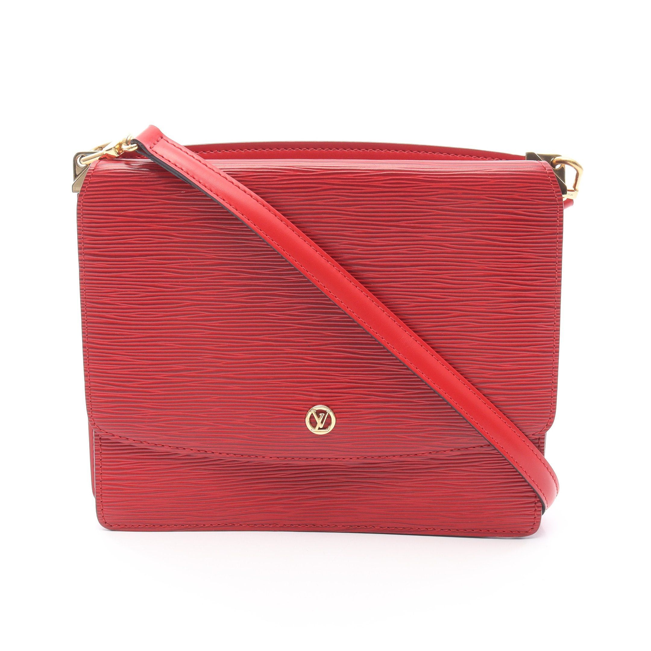 Louis Vuitton Louis Vuitton Grenelle Epi Castilian Red Shoulder Bag Leather Size ONE SIZE - 1 Thumbnail