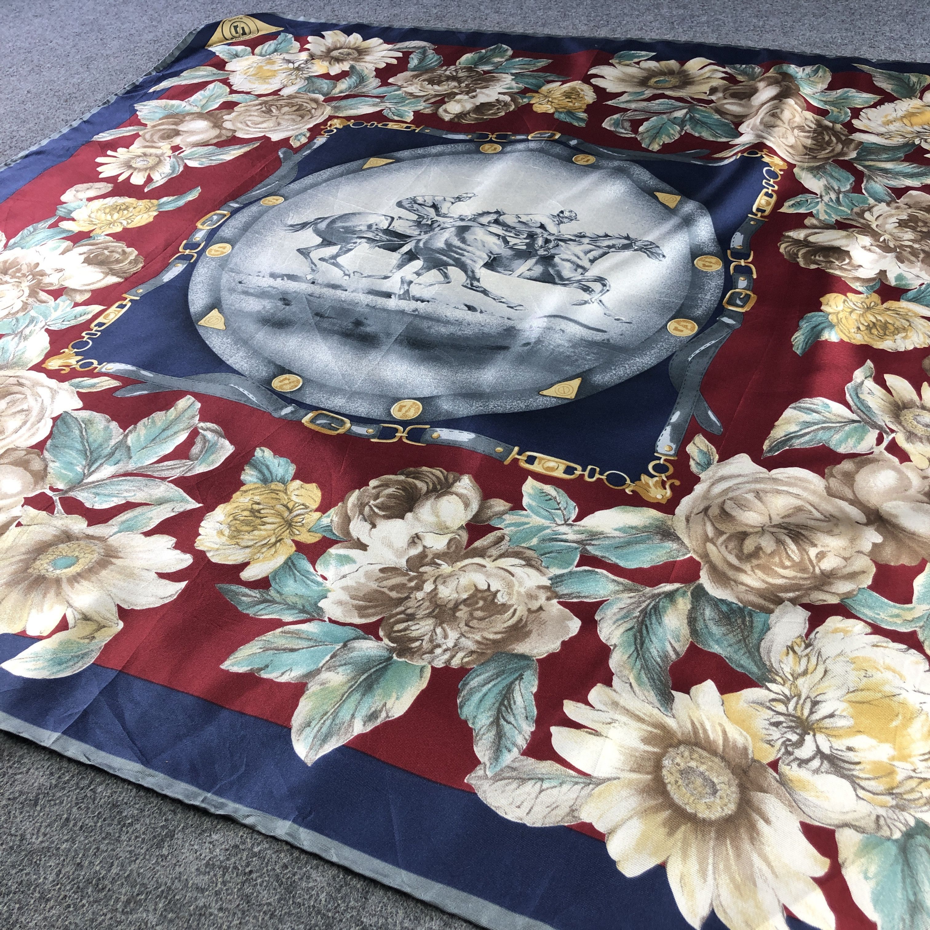 Renoma Renoma Floral Silk Scarf M1241 Size ONE SIZE - 3 Thumbnail