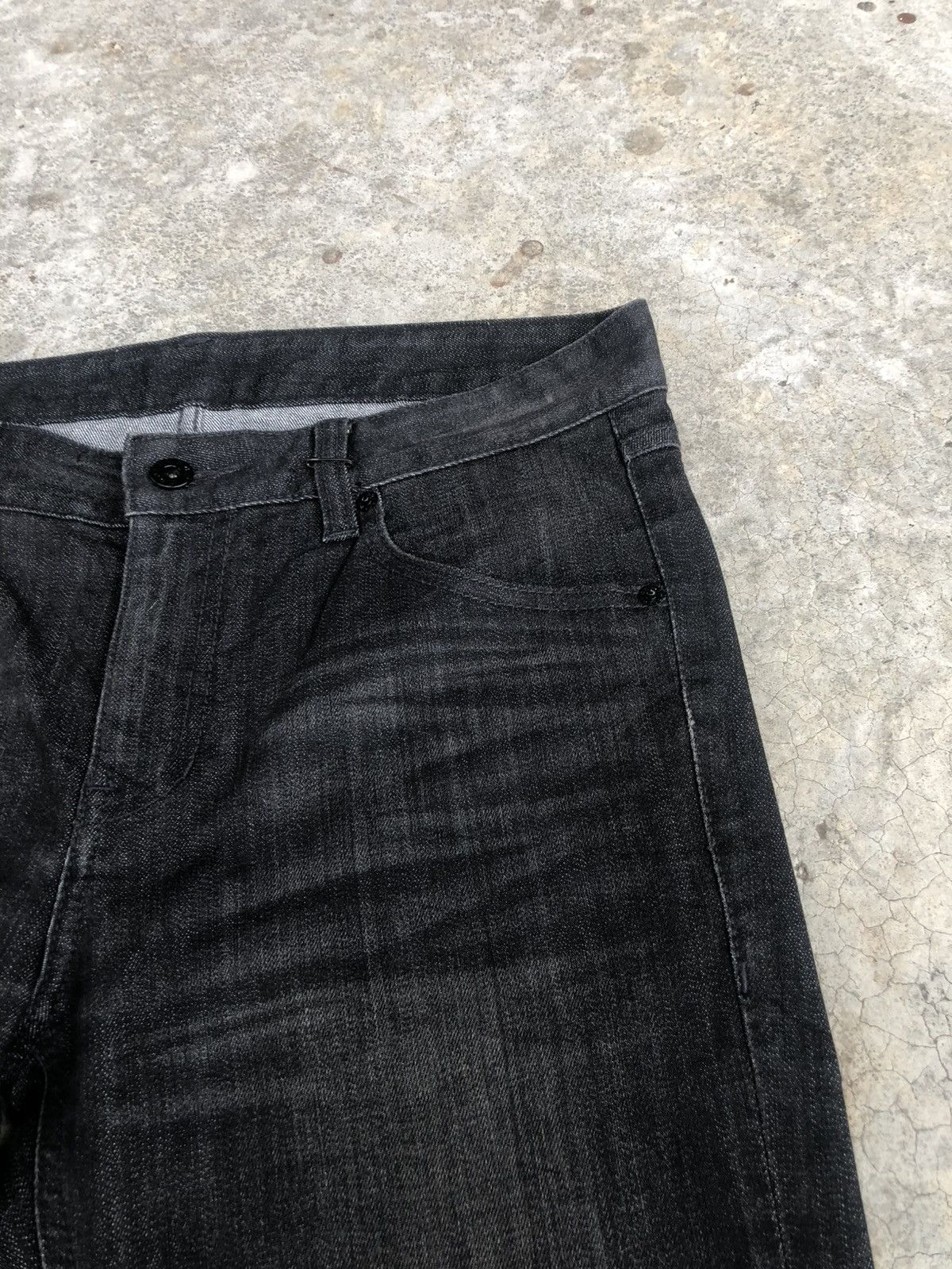 Wooyoungmi Wooyoungmi Leather Pocket Distressed Skinny Jeans Size US 32 / EU 48 - 15 Thumbnail