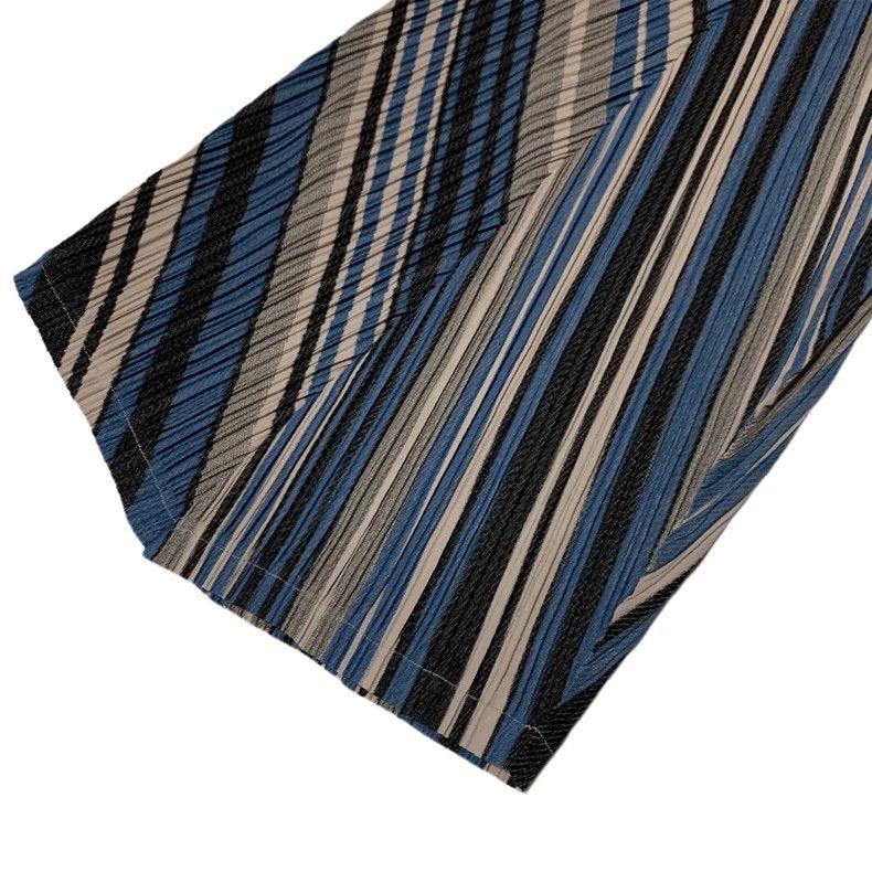 Issey Miyake Issey Miyake size:3 Striped pleated trousers Size 24" / US 00 / IT 34 - 3 Thumbnail