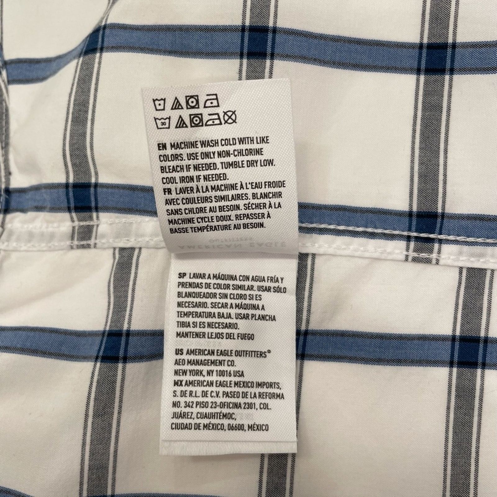 American Eagle Outfitters American Eagle Outfitters Plaid Poplin Button Down Shirt Size US S / EU 44-46 / 1 - 9 Thumbnail