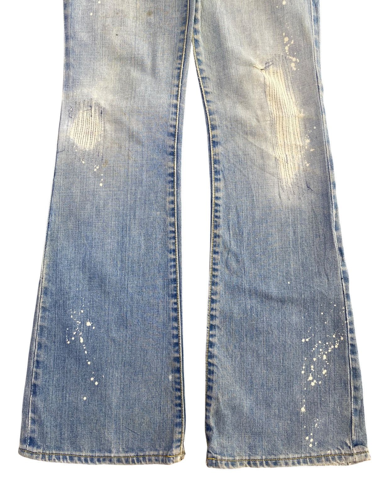 Paper Denim & Cloth Paperdenim & Cloth Faded Wash Ripped Style Flare Jeans Size US 27 - 9 Thumbnail