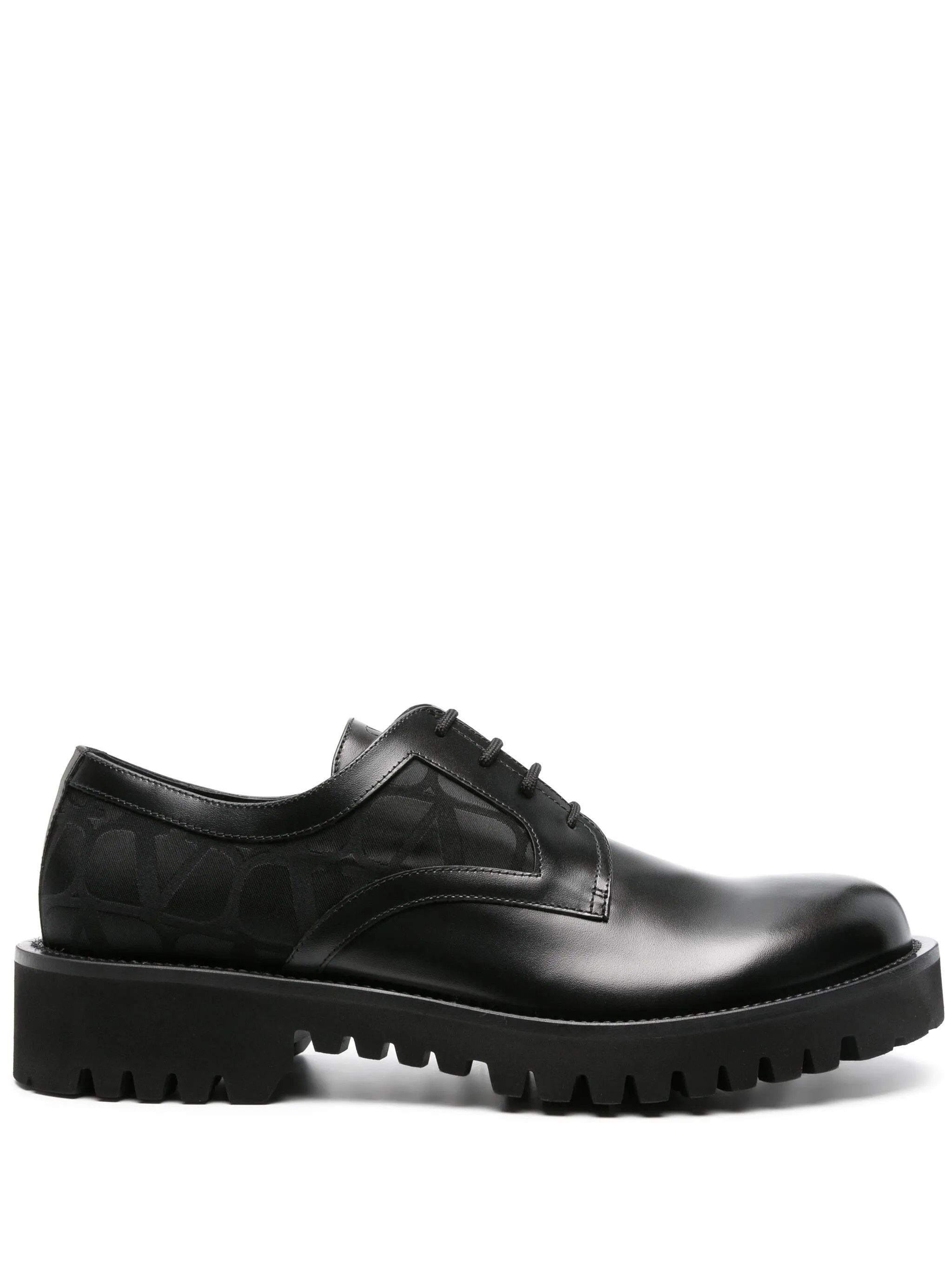 Valentino o1y0525 Lace-up Shoes in Black Size US 7 / EU 40 - 1 Thumbnail