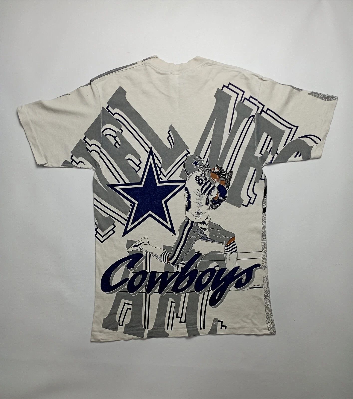 Stevenson Overall Co. Dallas Cowboys Stevenson Vintage T-Shirt Big Logo 1992–1993 Size US S / EU 44-46 / 1 - 5 Thumbnail