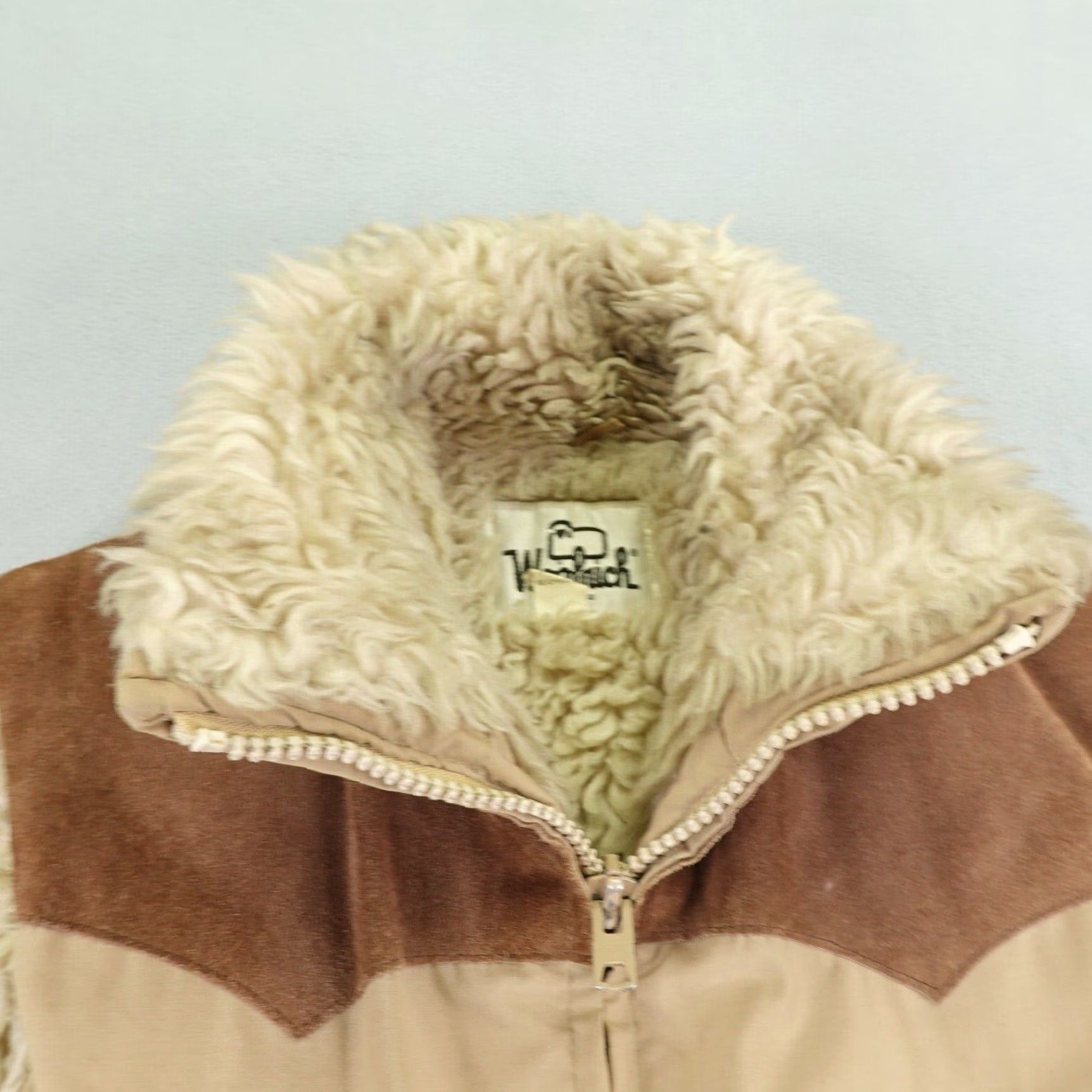 Vintage VINTAGE Woolrich Vest Mens Large Tan Brown Woolrich Vest - Western Style with Zipper, Lined, Pockets, Full Zip, Casual Workwear Mens L Size US L / EU 52-54 / 3 - 7 Thumbnail
