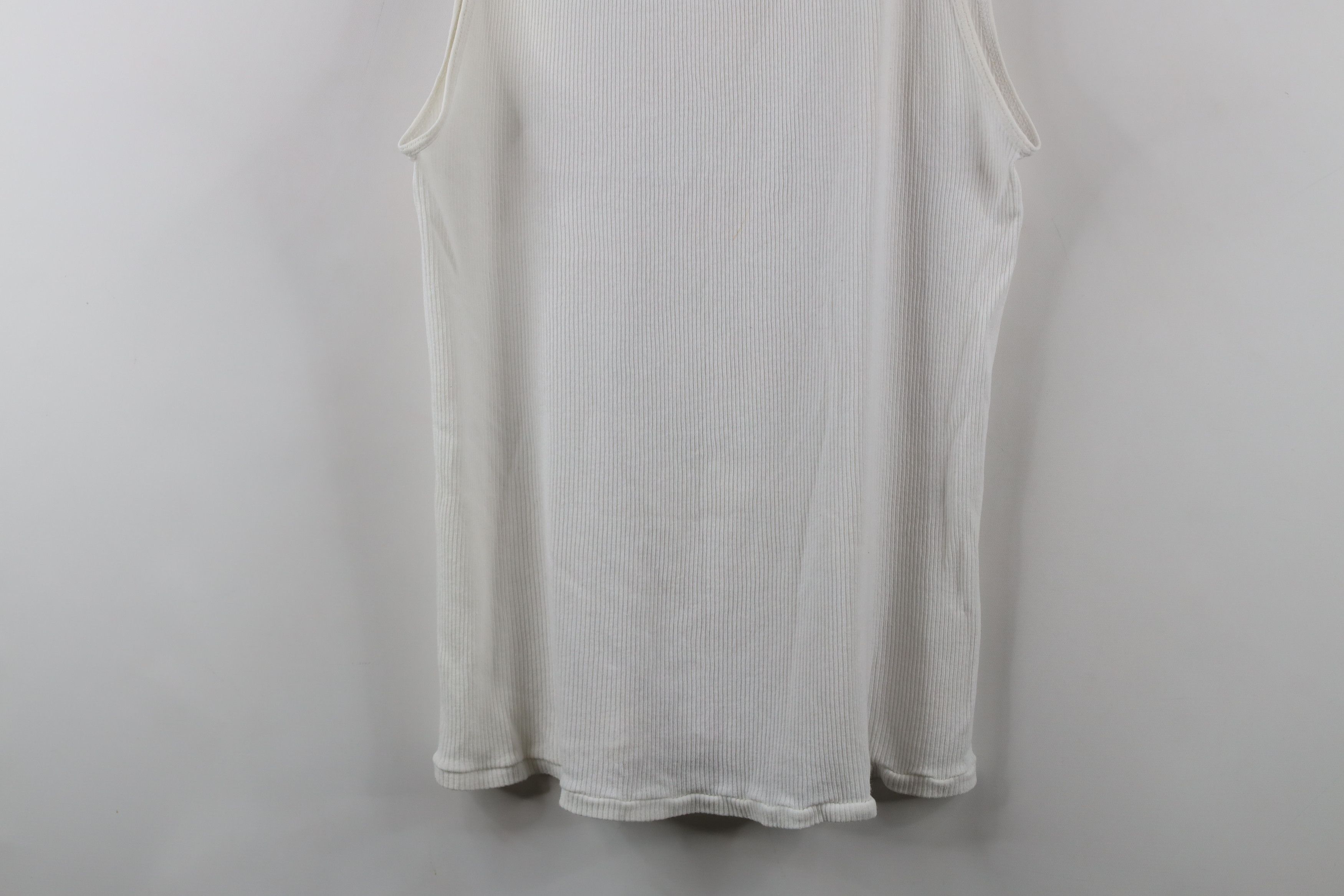 Vintage Vintage 90s Streetwear Wife Beater Tank Top T-Shirt White Size US XXL / EU 58 / 5 - 3 Thumbnail