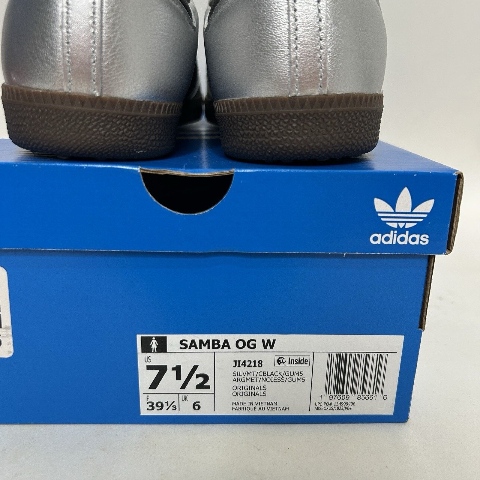 Adidas adidas Samba OG WMNS “Silver Metallic” JI4218 Size US 7.5 / IT 37.5 - 5 Thumbnail