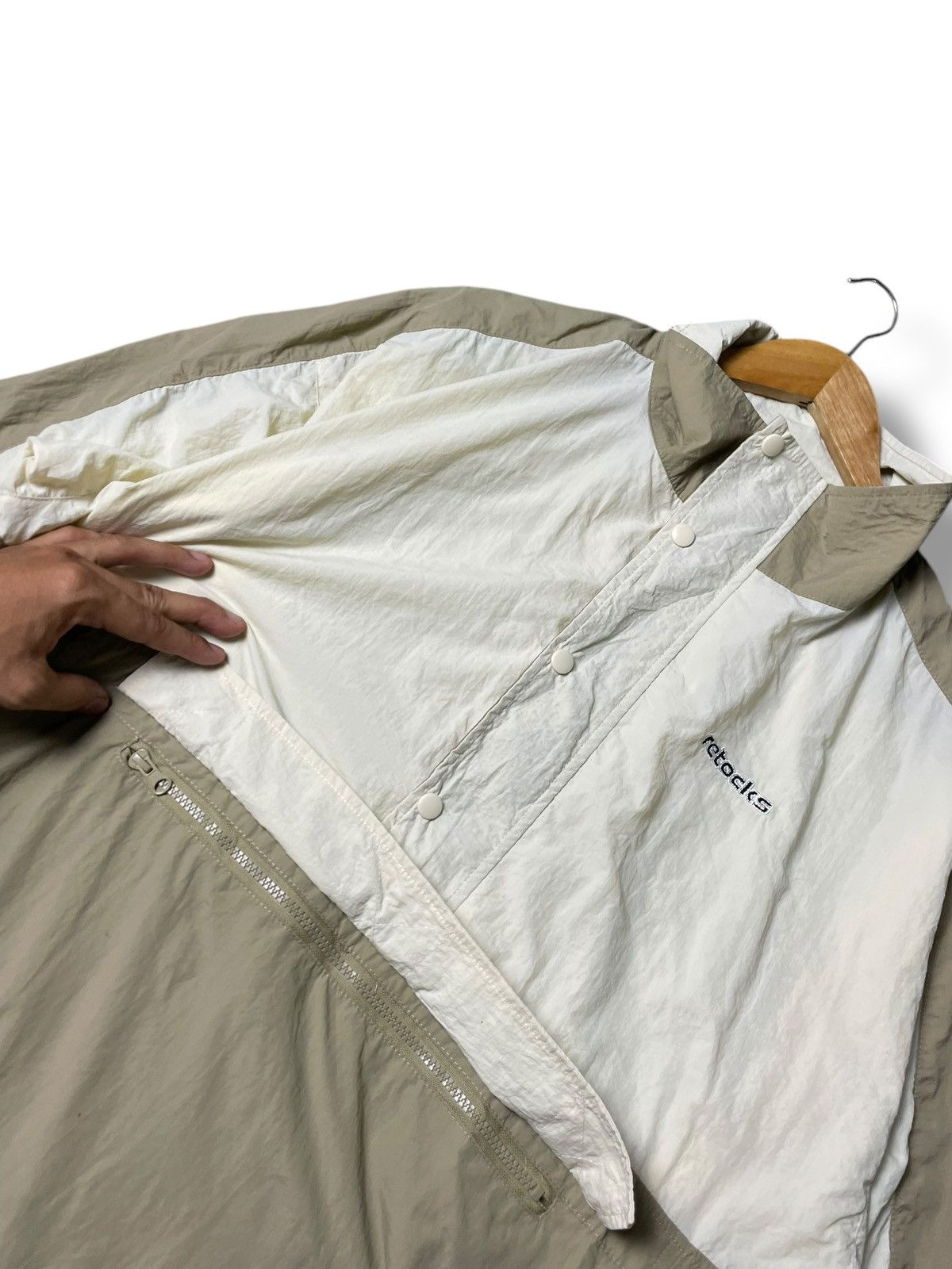 Japanese Brand × Vintage RETOCKS Brand Multicolour Nylon Jacket (90) Size US L / EU 52-54 / 3 - 9 Thumbnail