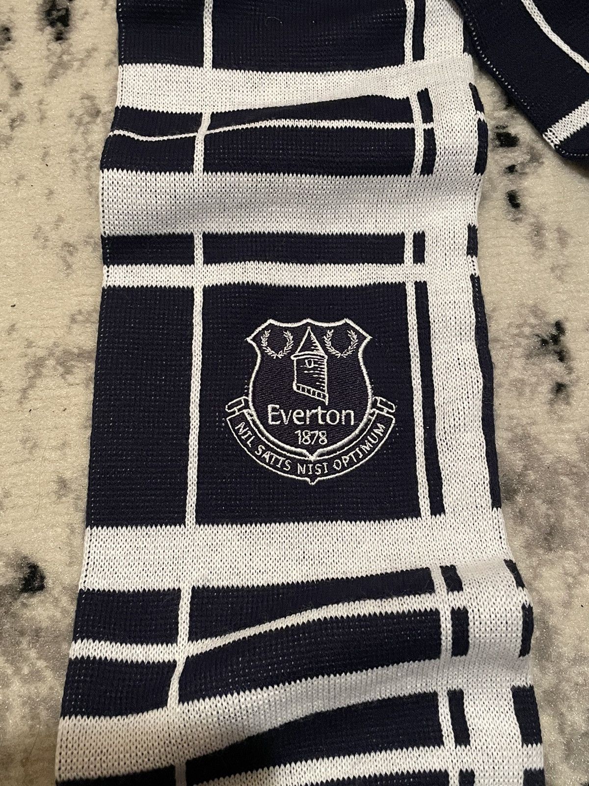 Vintage Everton Vintage Scarf Big Logo Sportswear Fan Soccer Footbal Size ONE SIZE - 4 Thumbnail