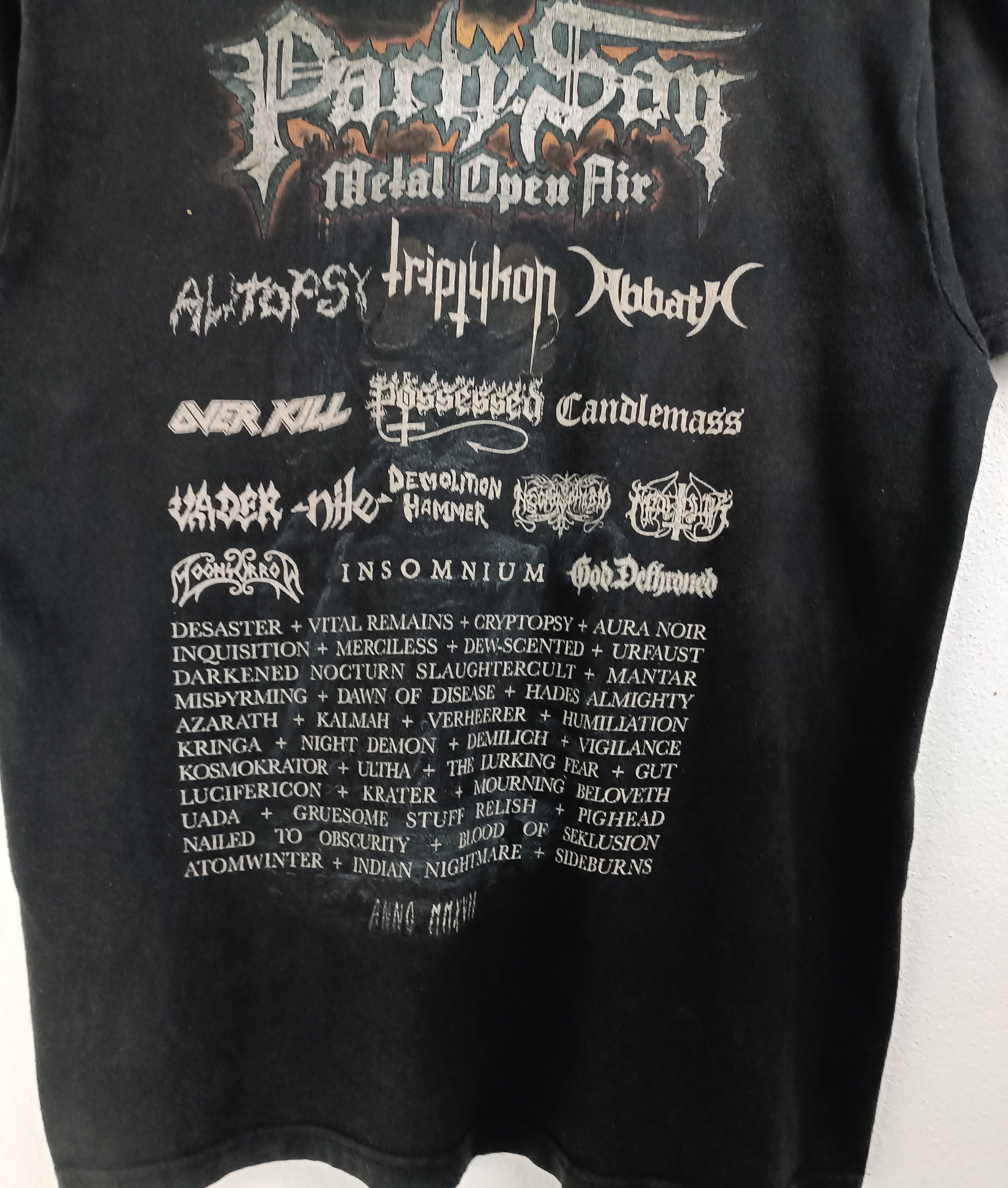 Band Tees VINTAGE '10 PARTY.SAN METAL OPEN AIR FEST autopsy overkill Size US M / EU 48-50 / 2 - 16 Thumbnail