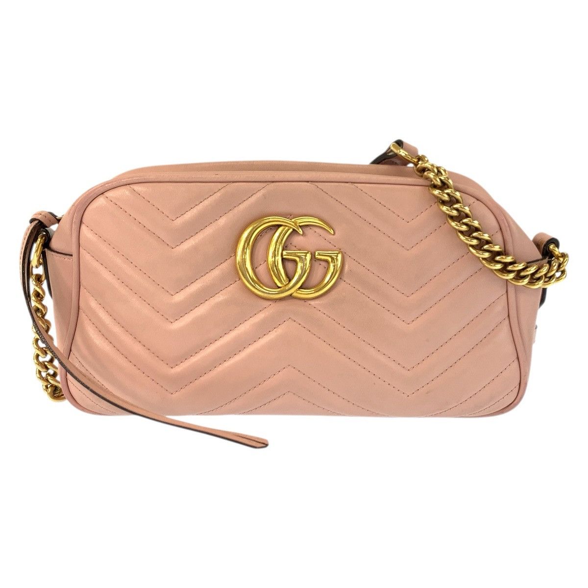 Gucci Gucci Gucci GG Marmont Leather Shoulder Bag Leather Shoulder Bag 447632 DUTY FREE for USA Size ONE SIZE - 1 Thumbnail