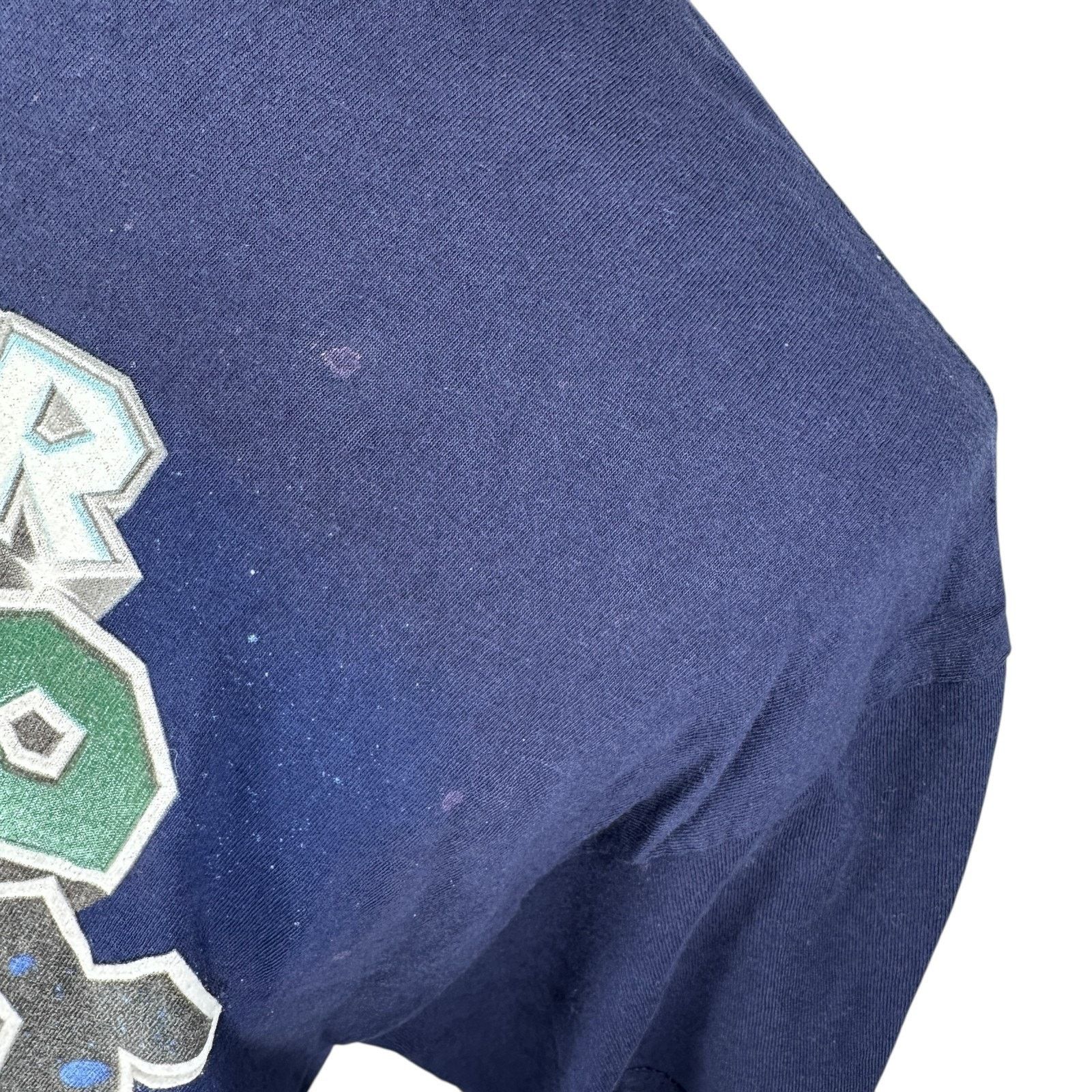 Delta VTG Super Mario Galaxy T-Shirt Men L Blue Graphic 2007 READ Size US L / EU 52-54 / 3 - 11 Thumbnail